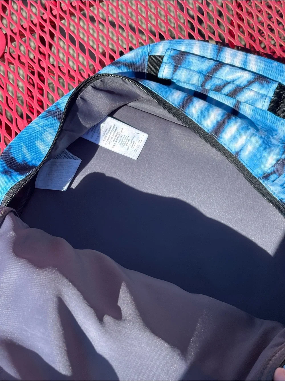 Pottery Barn Teen Blue Tie-Dye Backpack